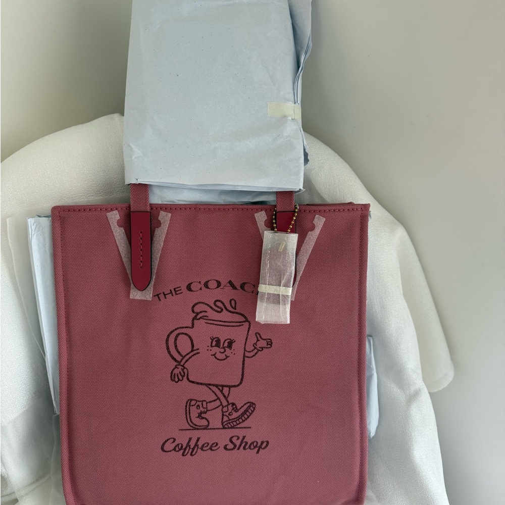 Coach limited edition Lil Miss Jo Coffee Shop tote bag